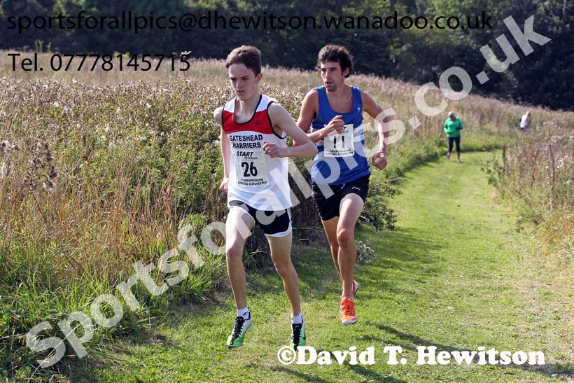 Senior mens relay Sunderland Harreirs Cross Country. Photo: David T. Hewitson/Sports for All Pics